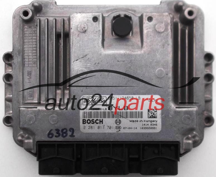 CENTRALITA DE MOTOR FORD FOCUS 1.6 TDCI BOSCH 0 281 011 701, 0281011701, 8M51-12A650-LB, 8M5112A650LB