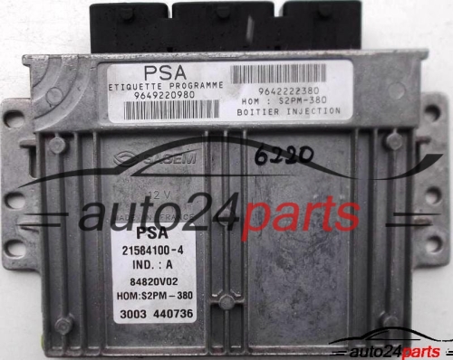 ECU CENTRALITA DE MOTOR CITROEN C3 1.4 21584100-4
