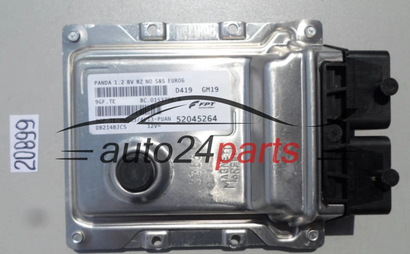 KOMPUTER STEROWNIK SILNIKA FIAT PANDA 1.2 52045264, 9GF.TE, 9GFTE