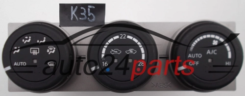 PANEL OGRZEWANIA STEROWNIK NAWIEWU REGULATOR KLIMATRONIK NISSAN X-TRAIL 27500 ES61A, 27500ES61A, A0200049B01000 - K35