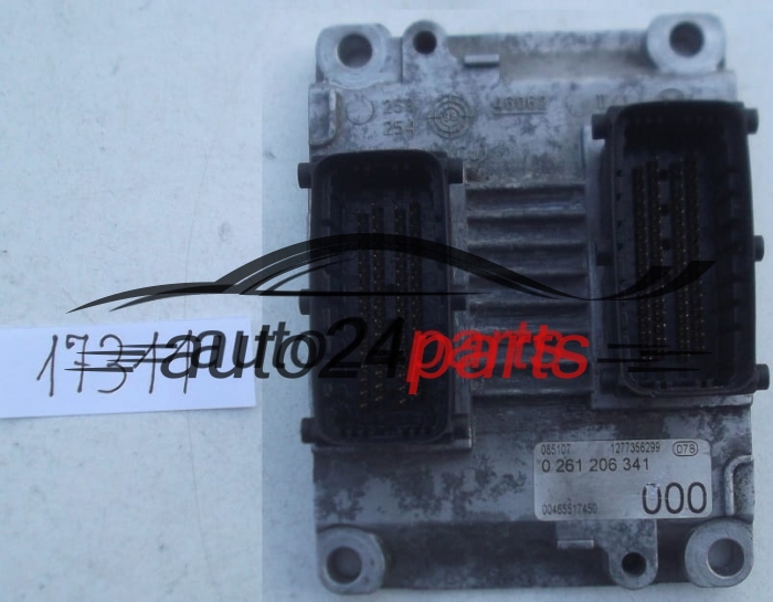 ECU CENTRALITA DE MOTOR FIAT MAREA 2.0 BOSCH 0 261 206 341, 0261206341 00465517450 465517450, 1277356299