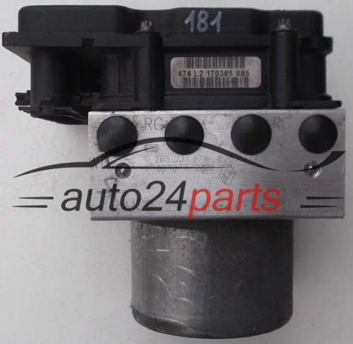 BOSCH 0 265 231 474, 0265231474, 8200 344 606, 8200344606, 0 265 800 387, 0265800387
