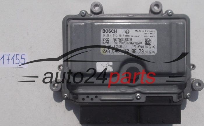KOMPUTER STEROWNIK SILNIKA MERCEDES W169 A180 W245 B180 CDI A6401508879