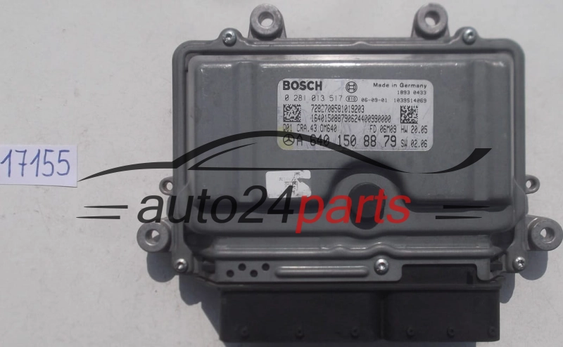 KOMPUTER STEROWNIK SILNIKA MERCEDES W169 A180 W245 B180 CDI A6401508879