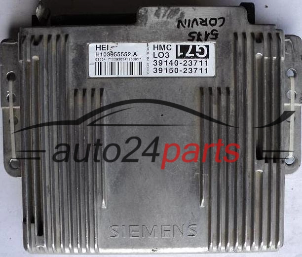 KOMPUTER STEROWNIK SILNIKA HYUNDAI COUPE SIEMENS H103955552 A, 3914023711, 39140-23711, 3915023711, 39150-23711, HMC LO3 G71