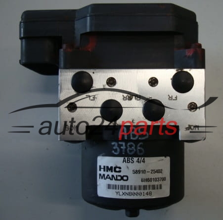 ABS HYUNDAI ACCENT HMC 58910-25402, 5891025402, MANDO BH60103700, 02956-25000, 5WY7209A