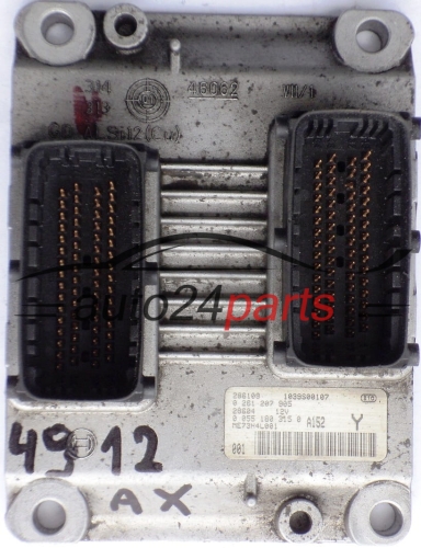KOMPUTER STEROWNIK SILNIKA LANCIA Y 1.2 BOSCH 0261207905, 0 261 207 905, 00551803150, 55180315, 0 055 180 315 0, ME73H4L001