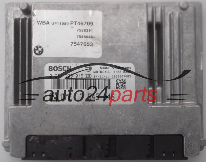CALCULATEUR MOTEUR BMW E87 BOSCH 0 261 209 016, 0261209016, DME 7 545 046