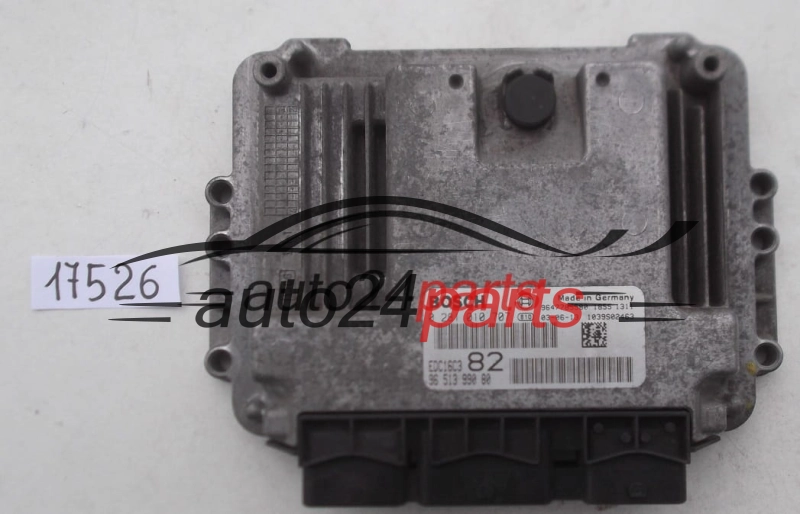 KOMPUTER STEROWNIK SILNIKA PEUGEOT 206 BOSCH 0 281 010 707,  96 513 990 80