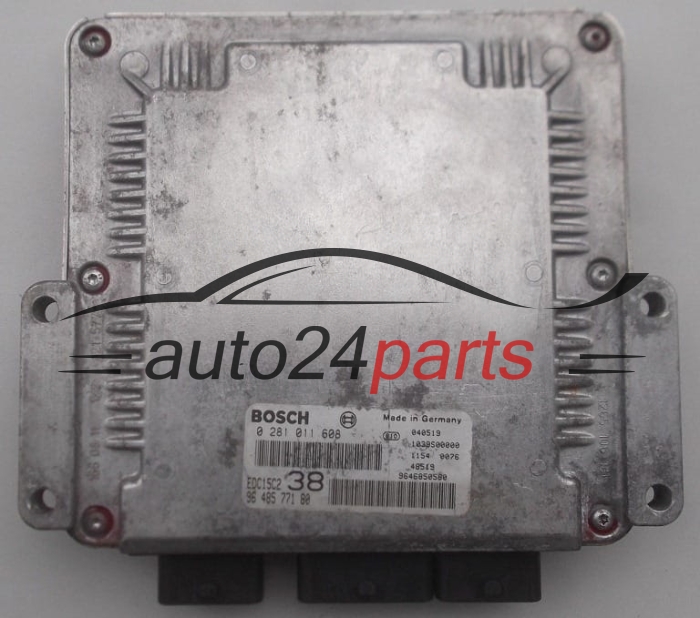 ECU CENTRALITA DE MOTOR  FIAT ULYSSE 2.0 JTD BOSCH 0 281 011 608, 96 485 771 80