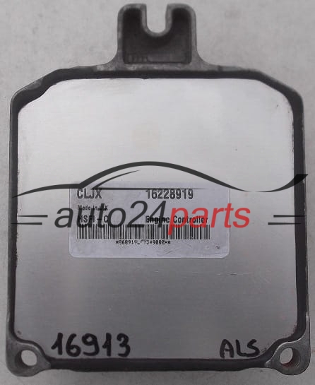 MOTORSTEUERGERÄT ECU STEUERGERÄT OPEL ASTRA ZAFIRA 1.6 X16XEL DELPHI DELCO 16228919 CLJX