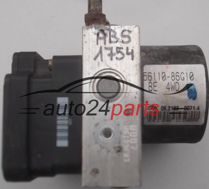 POMPE HYDRAULIQUE ET CALCULATEUR d'ABS SUZUKI IGNIS 56110-86G10,  BE 4WD, ATE 06.2102-0071.4,  06.2109-0147.3