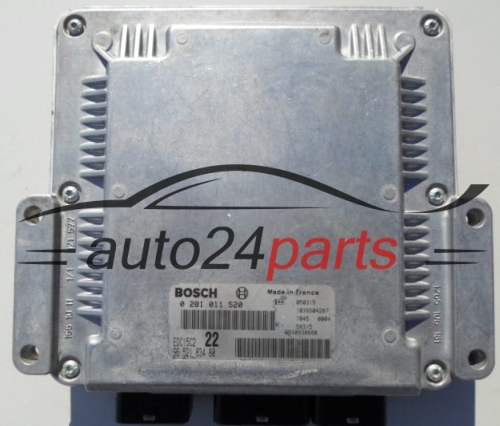 MOTORSTEUERGERÄT ECU STEUERGERÄT  PEUGEOT 2.0 HDI BOSCH 0 281 011 520,  96 521 834 80