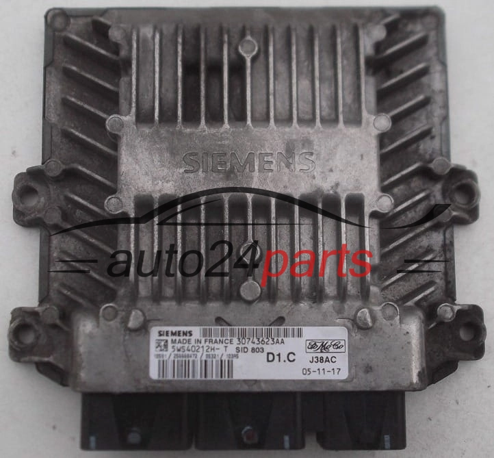 ECU CENTRALITA DE MOTOR  VOLVO V50 S40 2.0 SIEMENS 5WS40212H-T,  FoMoCo 30743623AA