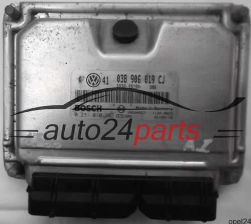 MOTORSTEUERGERÄT ECU STEUERGERÄT VW VOLKSWAGEN GOLF BORA 1.9 TDI AJM 038906019CJ, 038 906 019 CJ, BOSCH 0 281 010 302, 0281010302, EDC15P+ 1086, 28SA4557