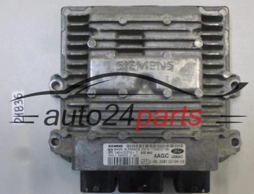 KOMPUTER STEROWNIK SILNIKA FORD FUSION, SIEMENS 5WS40031D-T, 5WS40031DT, 2N1A-12A650-AD, 2N1A12A650AD, 4AGC J38AC, SID802