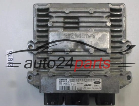 KOMPUTER STEROWNIK SILNIKA FORD FUSION, SIEMENS 5WS40031D-T, 5WS40031DT, 2N1A-12A650-AD, 2N1A12A650AD, 4AGC J38AC, SID802