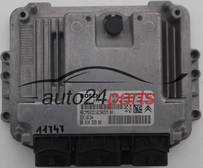MOTORSTEUERGERÄT ECU STEUERGERÄT  CITROEN BERLINGO PEUGEOT PARTNER 1.6HDI BOSCH 0 281 012 619