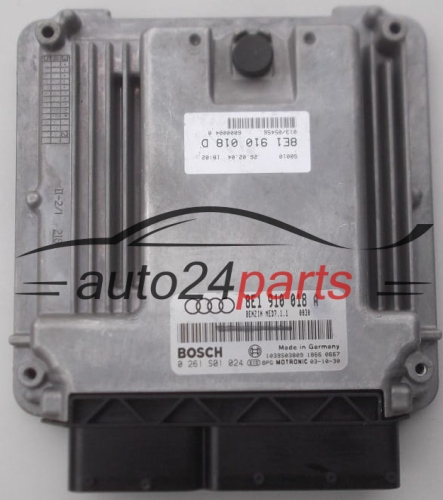 CALCULATEUR MOTEUR AUDI A4 2.0 TFSI BOSCH 0 261 S01 024,  8E1 910 018 A