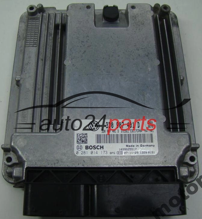 KOMPUTER STEROWNIK SILNIKA VW VOLKSWAGEN PHEATON 3.0 TDI BOSCH 0 281 014 173