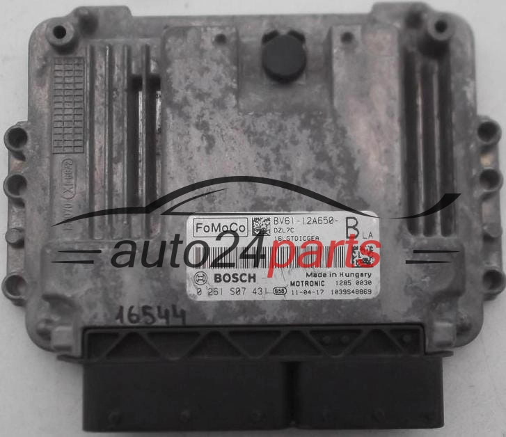 MOTORSTEUERGERÄT ECU STEUERGERÄT FORD FOCUS 1.6 STCI BOSCH 0 261 S07 431, 0261S07431, BV61-12A650-BLA, BV6112A650BLA 