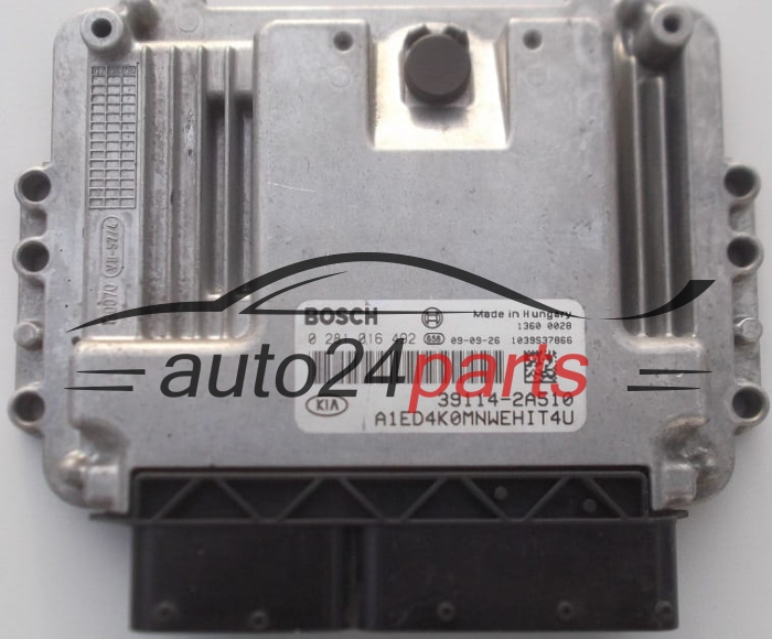 MOTORSTEUERGERÄT ECU STEUERGERÄT  KIA CEED 1.6 CRDI BOSCH 0 281 016 492,  39114-2A510