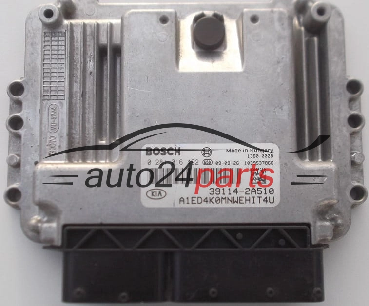 MOTORSTEUERGERÄT ECU STEUERGERÄT  KIA CEED 1.6 CRDI BOSCH 0 281 016 492,  39114-2A510