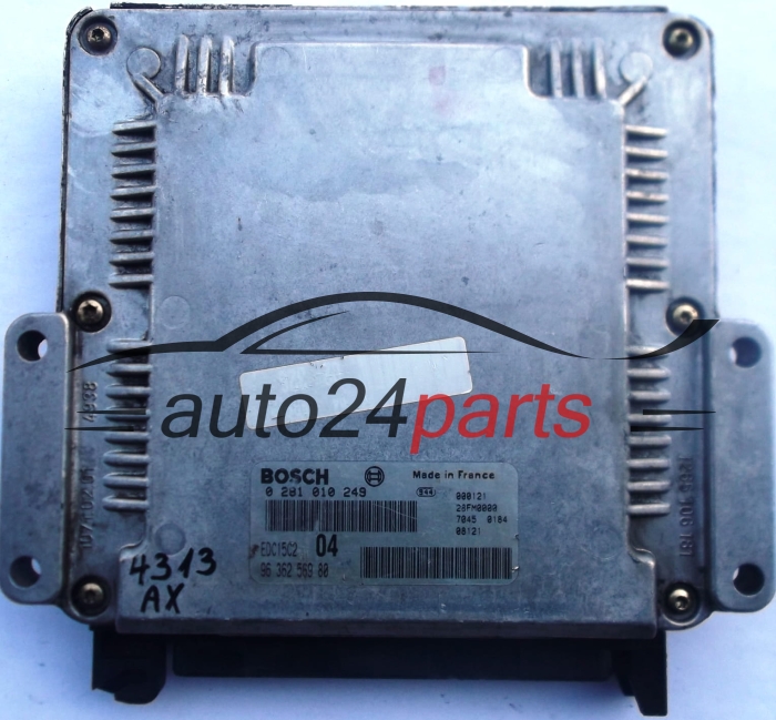 MOTORSTEUERGERÄT ECU STEUERGERAT CITROEN XSARA PICASSO PEUGEOT 306 2.0 HDI BOSCH 0281010249