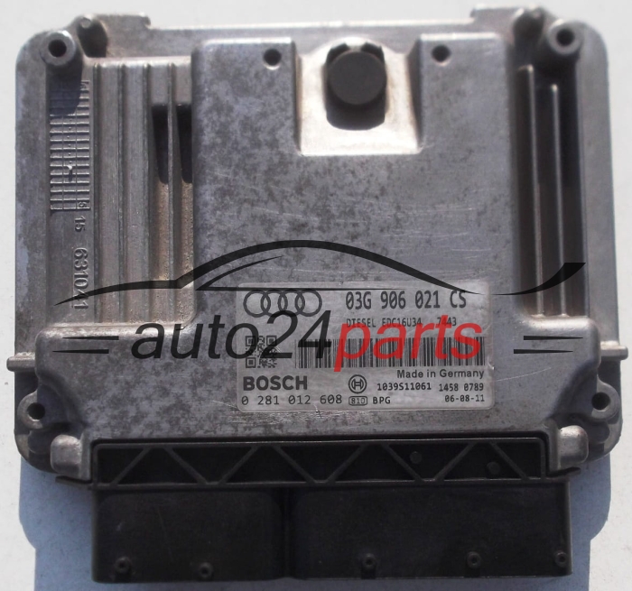 MOTORSTEUERGERÄT ECU STEUERGERÄT AUDI A3 1.9 TDI BOSCH 0281012608