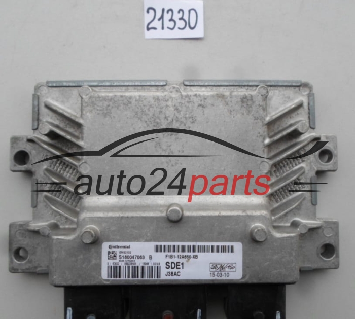 KOMPUTER STEROWNIK SILNIKA FORD 1.6 Continental S180047063 B, S180047063B, FoMoCo F1B1-12A650-XB, F1B112A650XB, SDE1, EMS2102