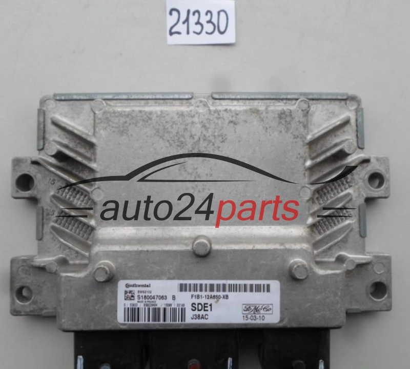 KOMPUTER STEROWNIK SILNIKA FORD 1.6 Continental S180047063 B, S180047063B, FoMoCo F1B1-12A650-XB, F1B112A650XB, SDE1, EMS2102