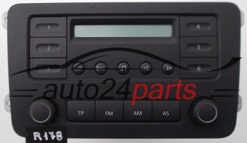 RADIO CD R100 VOLKSWAGEN CADDY  1K0 035 153 B / 1K0035153B / VWZ2Z1C1015234 / 9.18433-8151 / 9184338151 - R178
