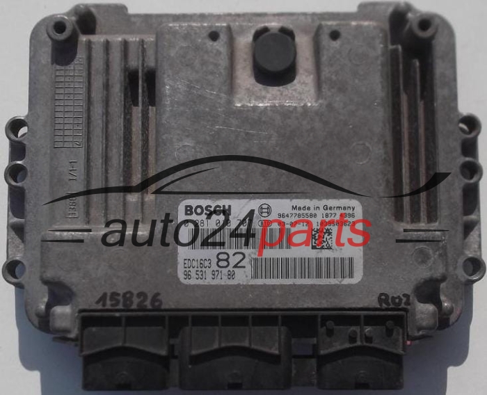 KOMPUTER STEROWNIK SILNIKA PEUGEOT 206 1.4 HDI