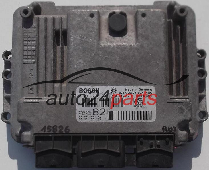 KOMPUTER STEROWNIK SILNIKA PEUGEOT 206 1.4 HDI