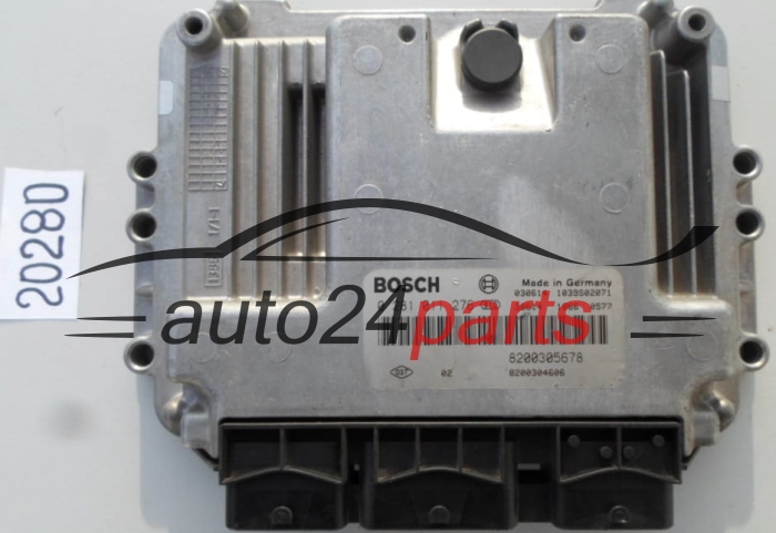 KOMPUTER STEROWNIK SILNIKA RENAULT MEGANE 1.9 DCI BOSCH 0 281 011 276, 0281011276, 8200305678, 8200304606 