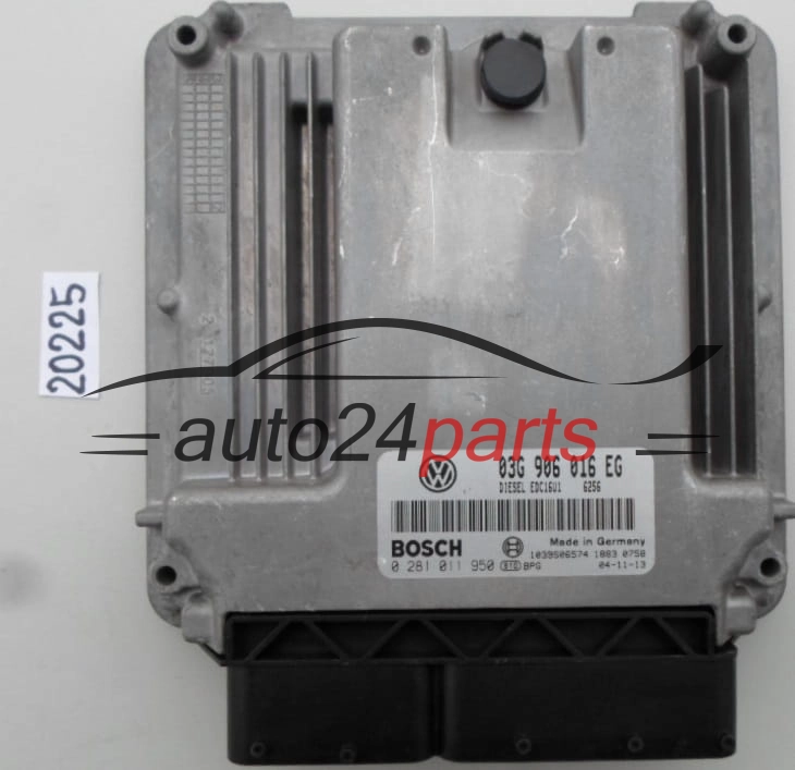 Sterownik silnika SEAT TOLEDO 2.0 TDI BOSCH 0281011950 03G906016EG EDC16U1 - 20225