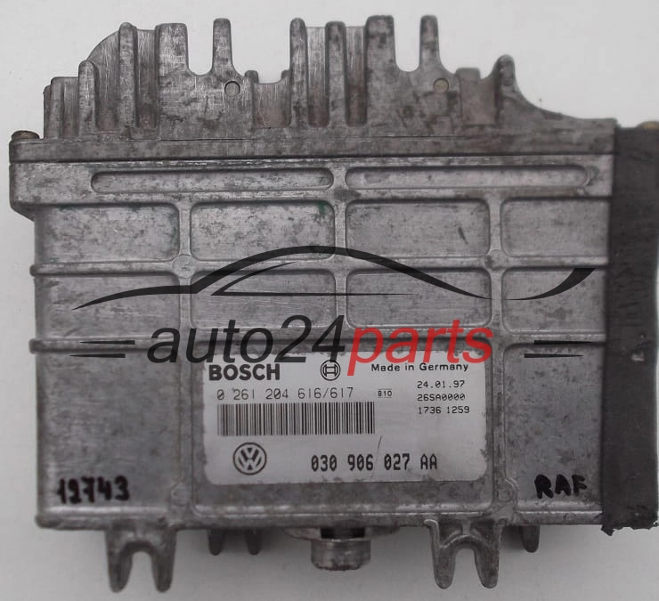 030906027AA, 030 906 027 AA, BOSCH 0261204616/617, 0 261 204 616, 0 261 204 617