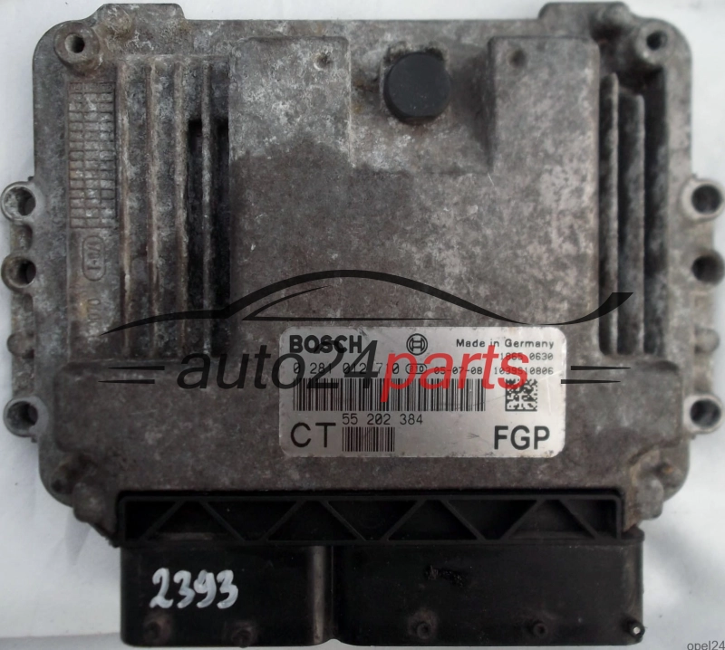 CALCULATEUR MOTEUR OPEL ASTRA ZAFIRA 1.9 CDTI BOSCH 0 281 012 710, 0281012710, GM 55 202 384 CT, 55202384 CT, 1039S10806