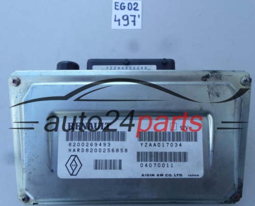 Boîte de vitesses automatique contrôleur RENAULT 8200 269 493, 8200269493, HARD8200256858, 8200256858