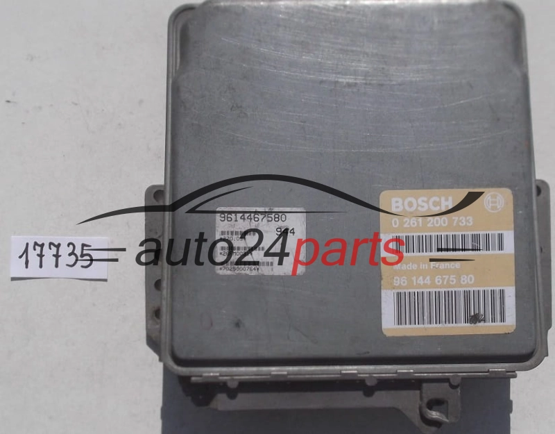MOTORSTEUERGERÄT ECU STEUERGERAT CITROEN PEUGEOT 1.4 BOSCH 0 261 200 733