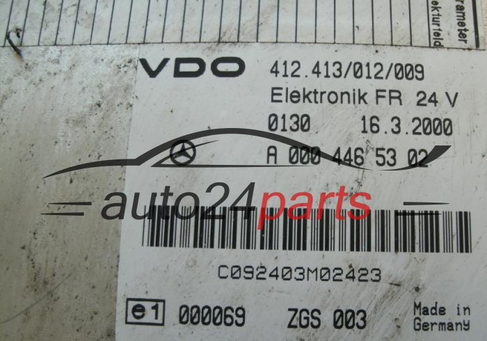 ECU CENTRALITA DE MOTOR MERCEDES ACTROS  A0004465302
