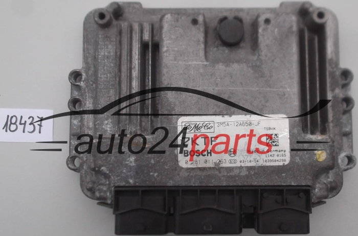 KOMPUTER STEROWNIK SILNIKA FORD FOCUS C-MAX 1.6 TDCI BOSCH 0 281 011 263, 0281011263, 3M5A-12A650-JF, 3M5A12A650JF