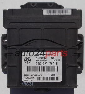 GETRIEBESTEUERGERÄT GETRIBESTEUERUNG VOLKSWAGEN AUDI TOURAN 09G 927 750 H, 09G927750H 