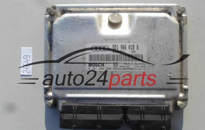 CALCULATEUR MOTEUR AUDI 1.8 BOSCH 0 261 206 906, 0261206906, 8D1 9060 18 B, 8D1906018B
