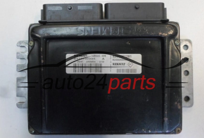 ECU CENTRALITA DE MOTOR  RENAULT CLIO 1.4 SIEMENS S110130334 A,  8200061281, 8200044437