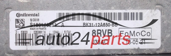 KOMPUTER STEROWNIK SILNIKA FORD TRANSIT 2.2 TDC CONTINENTAL S180146251 A