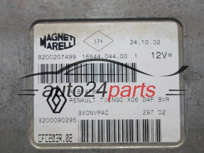 Getriebesteuergerät Steuergerät Automatik Getriebe RENAULT TWINGO 1.2 Magneti Marelli CFC203R.02