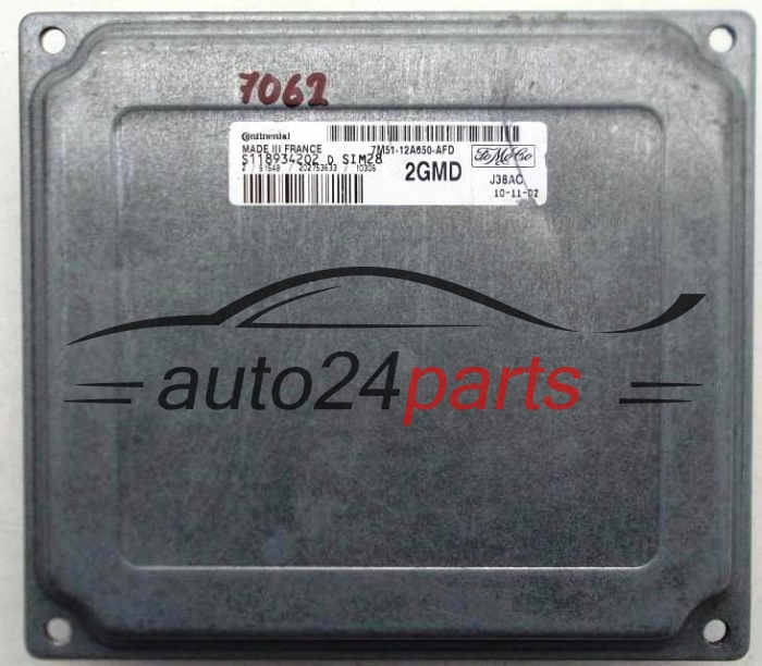 KOMPUTER STEROWNIK SILNIKA FORD FOCUS 1.6 CONTINENTAL S118934202 D