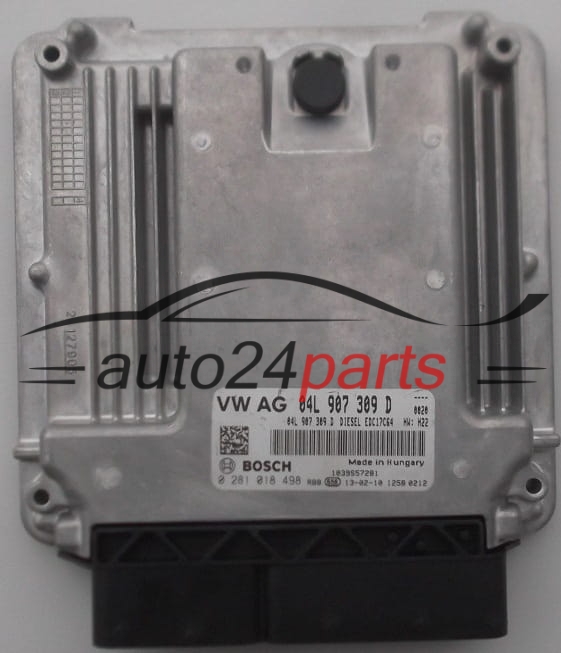CALCULATEUR MOTEUR AUDI VOLKSWAGEN 2.0 TDI BOSCH 0 281 018 498, 04L 907 309 D