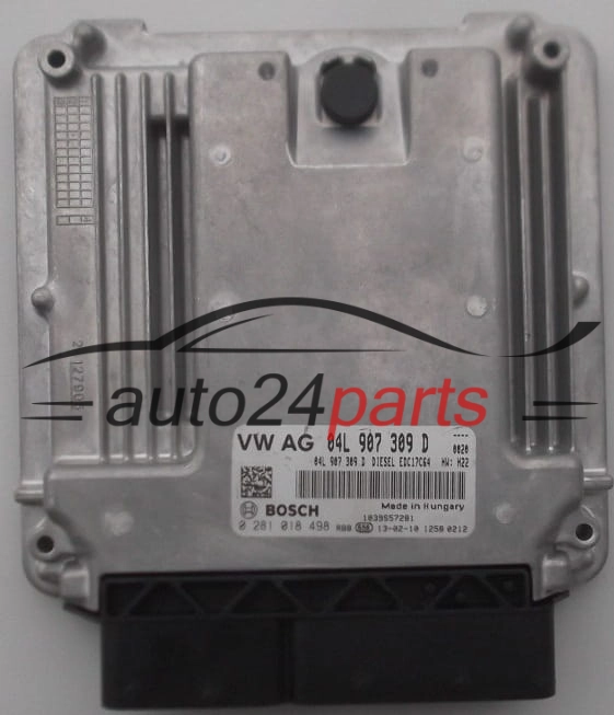 CALCULATEUR MOTEUR AUDI VOLKSWAGEN 2.0 TDI BOSCH 0 281 018 498, 04L 907 309 D